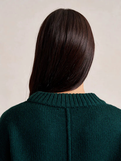 Solid Marin Sweater in Forest