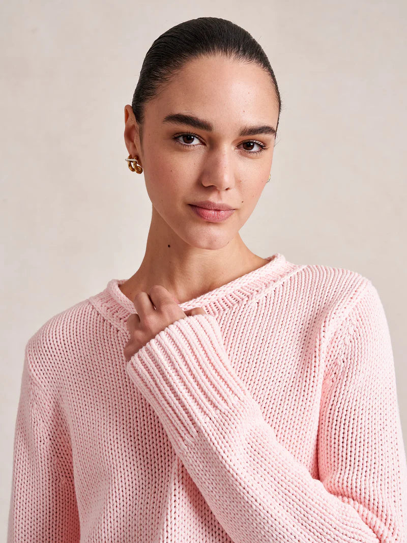 Solid Mini Marina Sweater in Blush