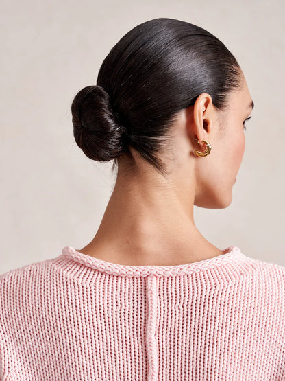 Solid Mini Marina Sweater in Blush