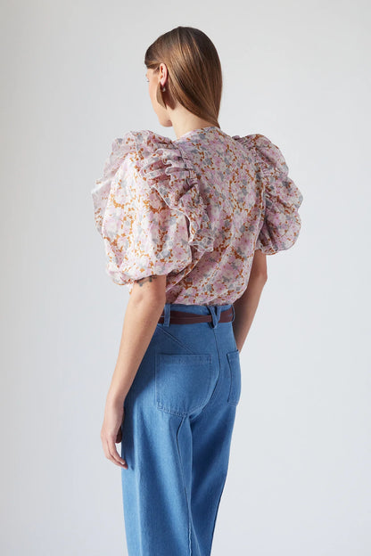 Zoe Top in Hibiscus