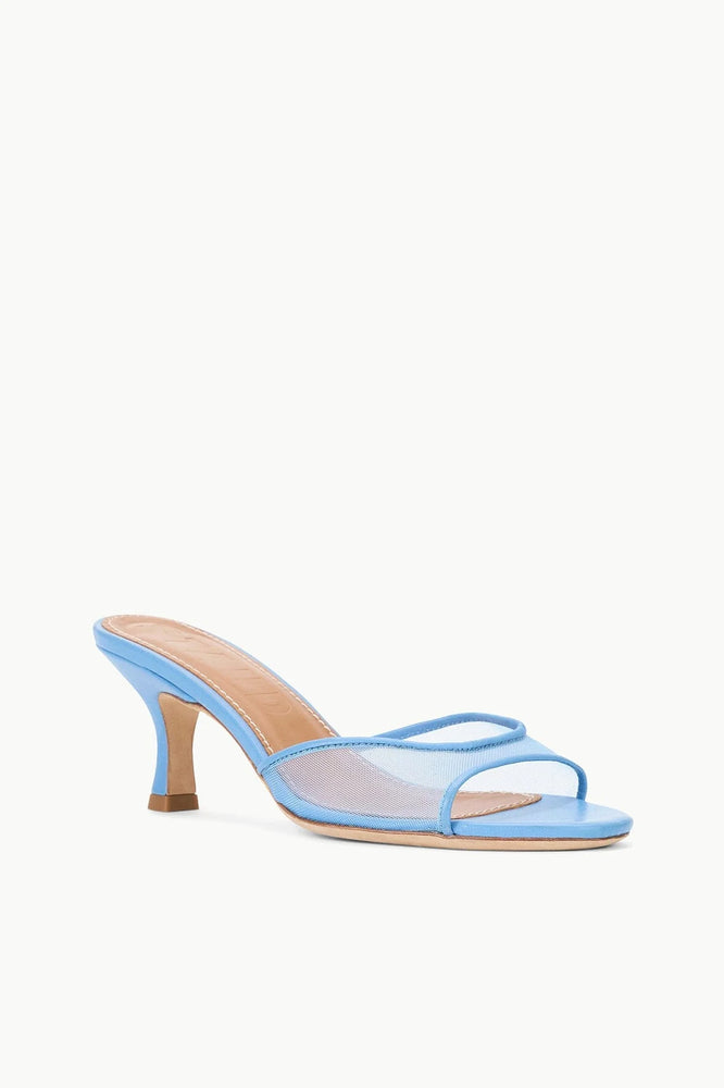 Brigitte Mule in Staud Blue Mesh