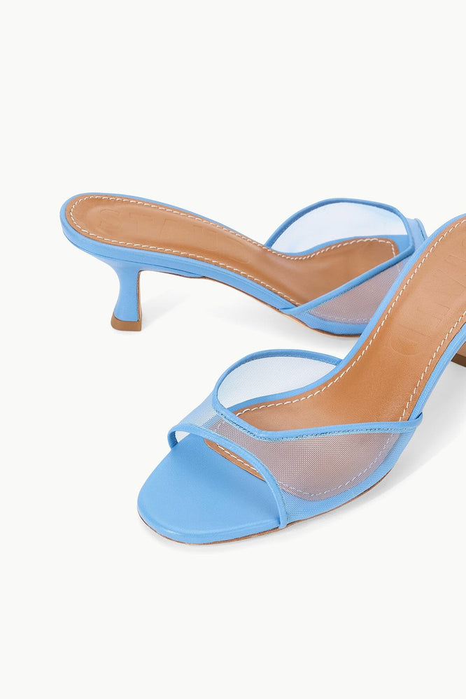 Brigitte Mule in Staud Blue Mesh