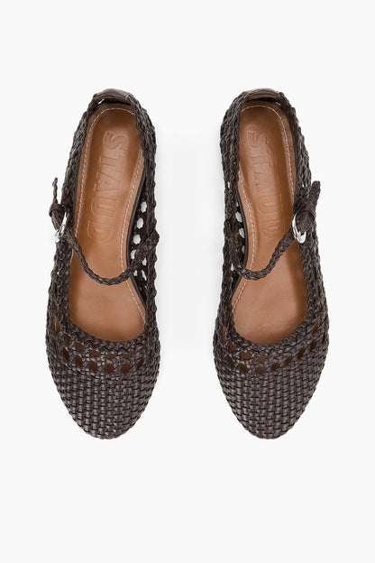 Nell Mary Jane Flat in Espressso