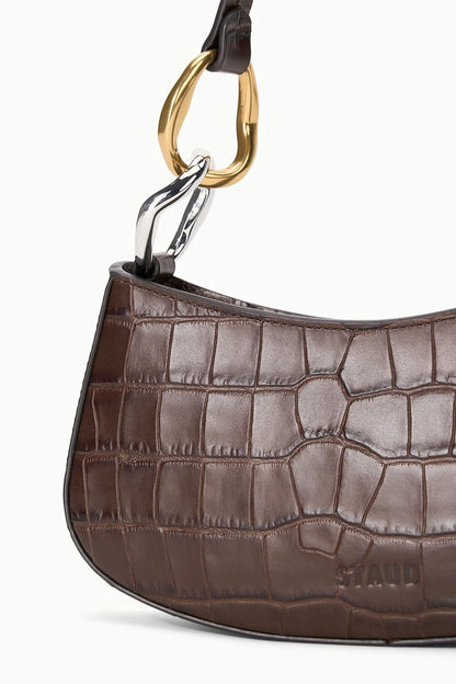 Ollie Bag in Espresso Croco
