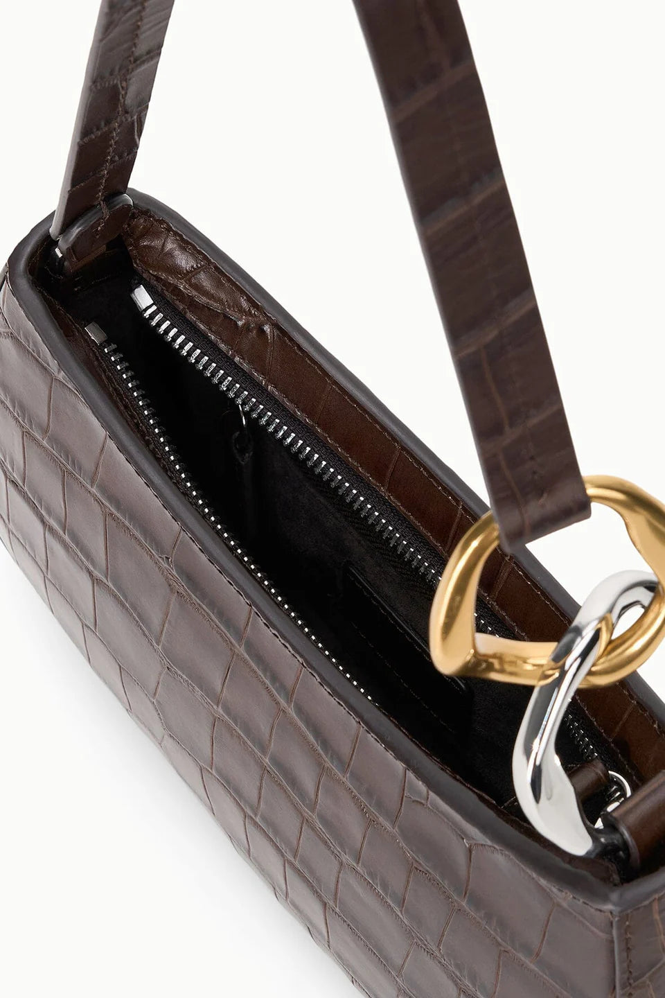 Ollie Bag in Espresso Croco