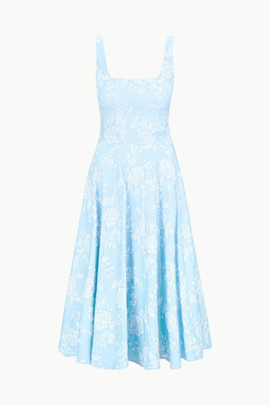 Wells Dress in Blue Rose