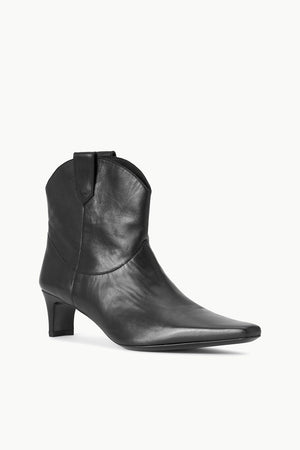 Western Wally Ankle Boot in Black