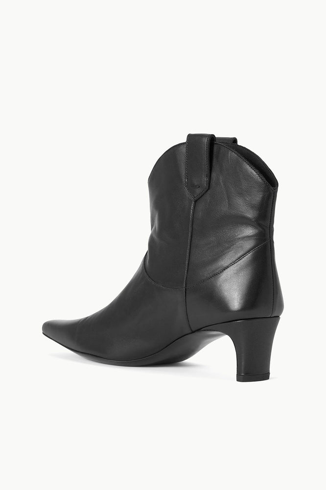 Western Wally Ankle Boot in Black