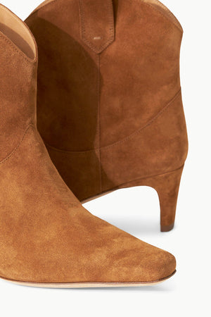 Western Wally Ankle Boot in Tan