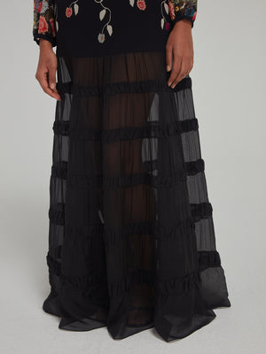 
            
                Load image into Gallery viewer, Jacqui Long Dress In Jardine Ivy
            
        