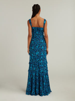
            
                Load image into Gallery viewer, Chandra Dress in Harvest Midnight
            
        