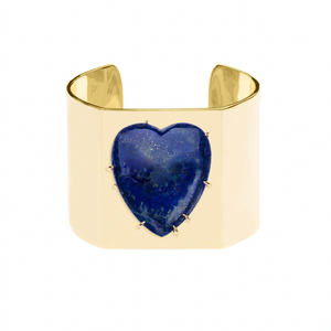
            
                Load image into Gallery viewer, Crazy in Love Cuff in Lapis
            
        