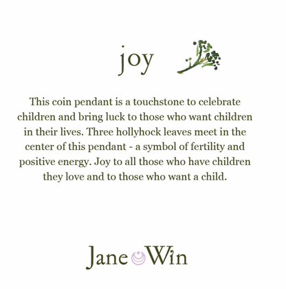 JOY JW Original Pendant Coin Necklace