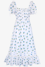 Cobalt Blossom Meryl Dress