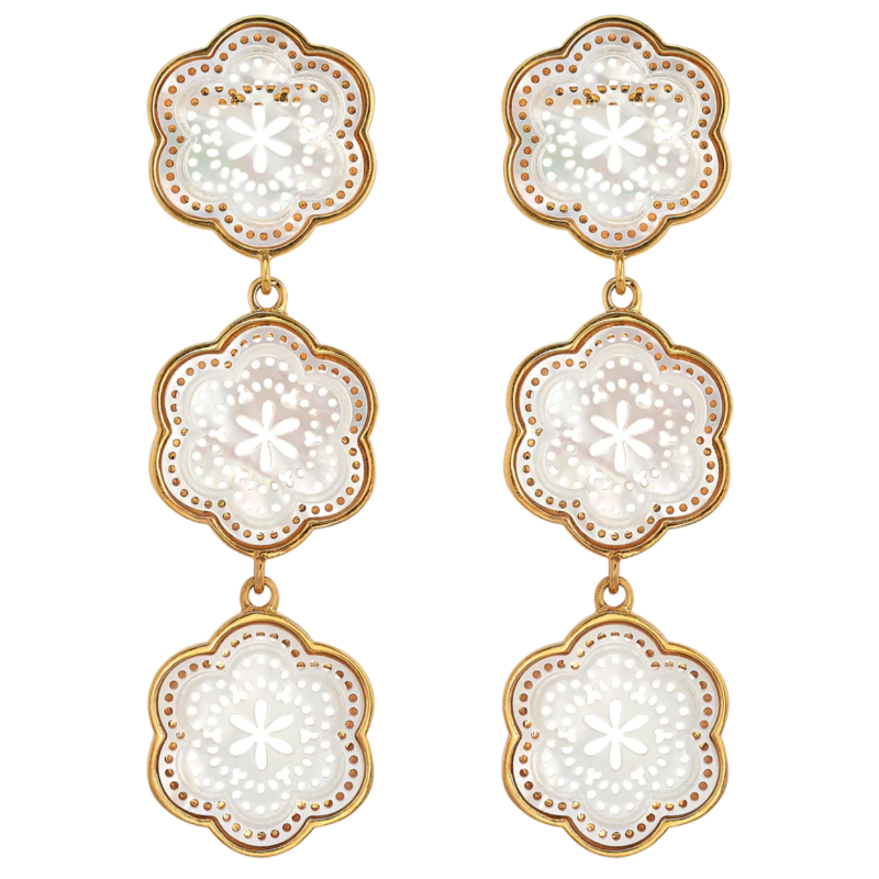
            
                Load image into Gallery viewer, Tamarin Triple Earring
            
        