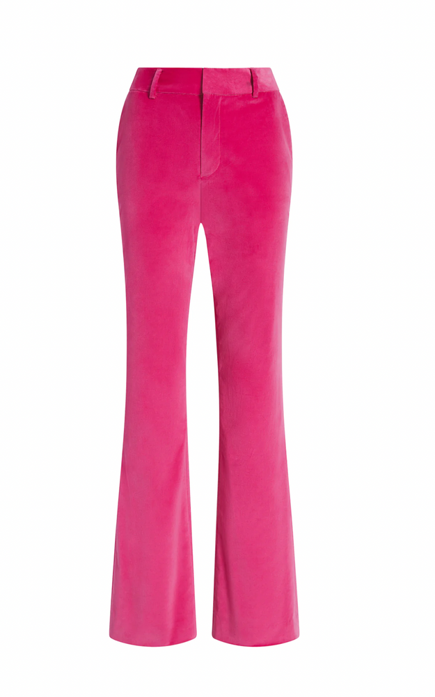 
            
                Load image into Gallery viewer, Chenille Velvet Kerry Pant in Pink Dahlia
            
        