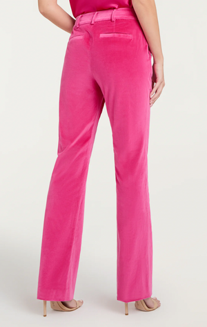 
            
                Load image into Gallery viewer, Chenille Velvet Kerry Pant in Pink Dahlia
            
        