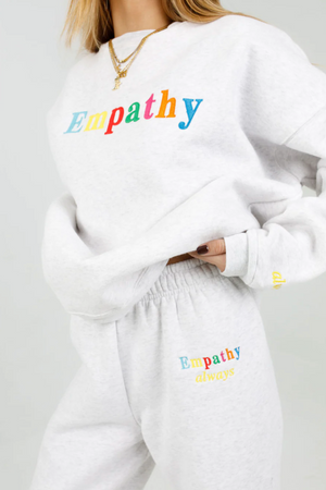 
            
                Load image into Gallery viewer, Empathy Always Sweatpants in heather gray
            
        