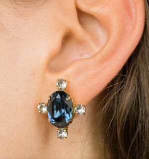 Alice Stud Earring in Sapphire