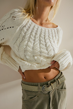 Sandre Pullover in Ivory