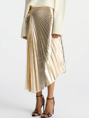 
            
                Load image into Gallery viewer, Tori Skirt in Pale Gold
            
        