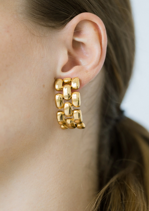 Nicci Earrings in Gold