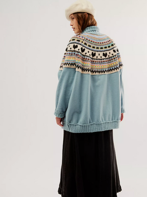 
            
                Load image into Gallery viewer, Emily Sweatshirt in Mineral Rainbow Combo
            
        