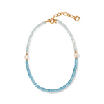 Rock Candy Necklace in Blue Crush
