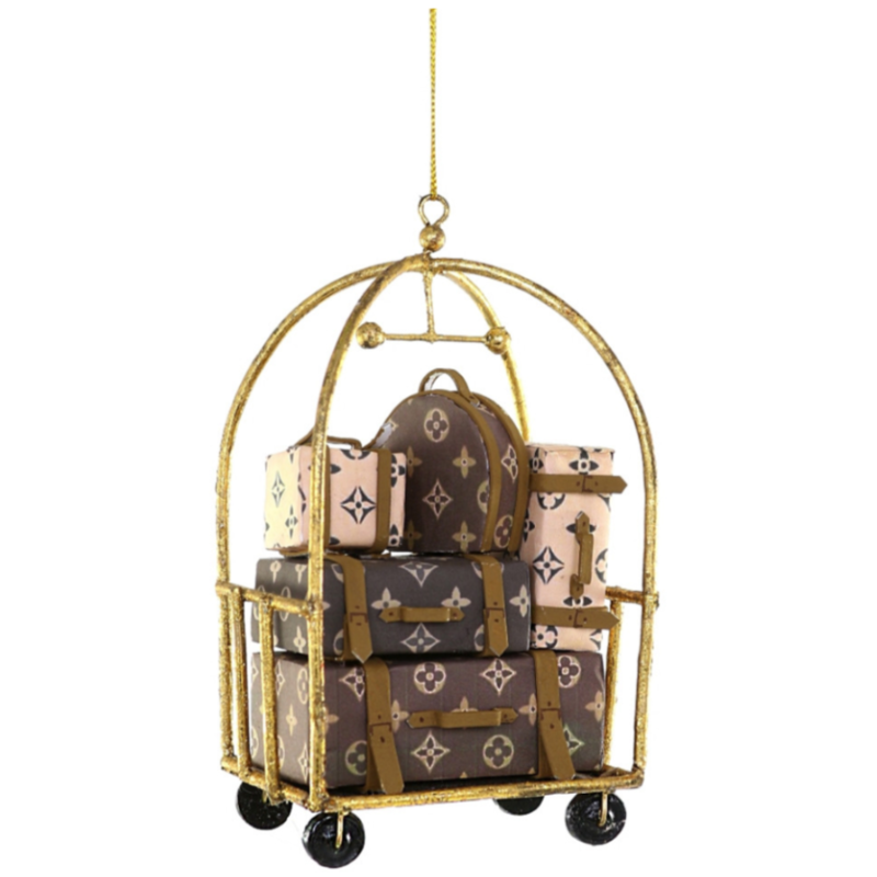 Luxury Hotel Luggage Ornament