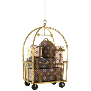 Luxury Hotel Luggage Ornament