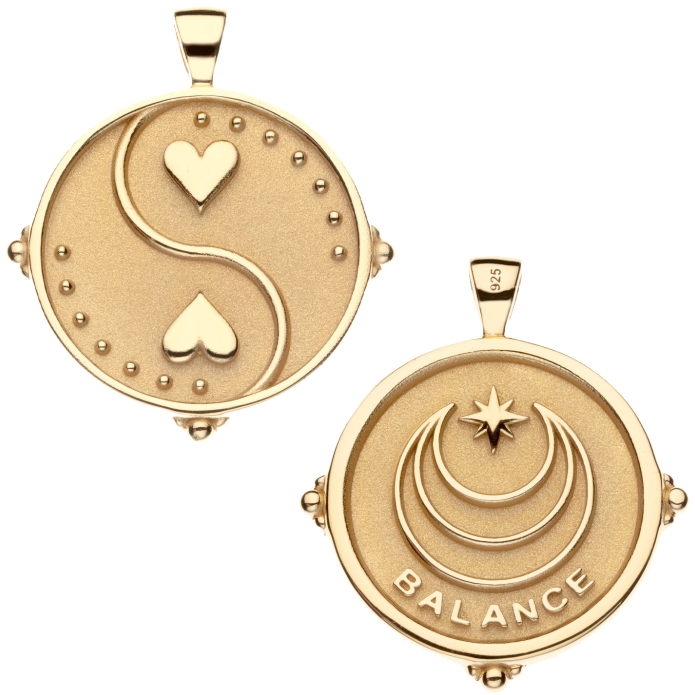 BALANCE JW Original Pendant Coin Necklace