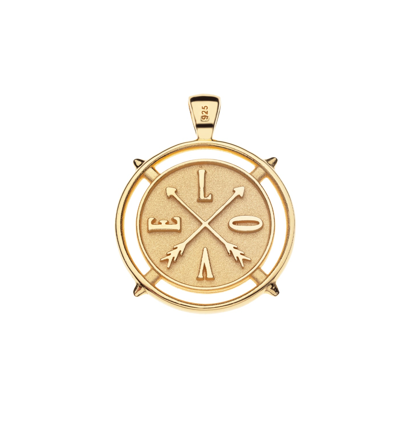 El Corazon Love Pendant Necklace