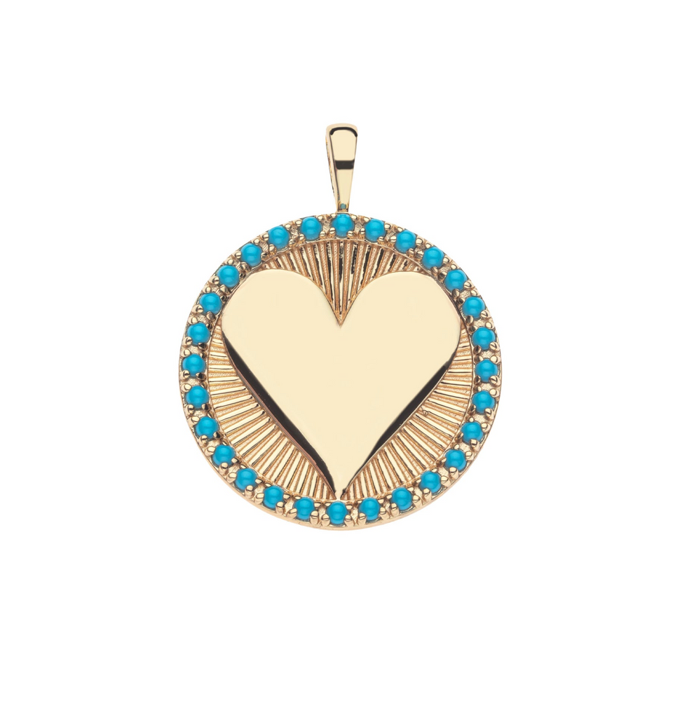 
            
                Load image into Gallery viewer, LOVE Embellished Hearts Find Me in Turquoise
            
        