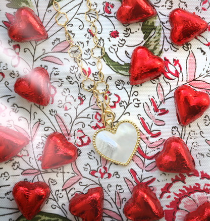 Beaded Heart Pendant