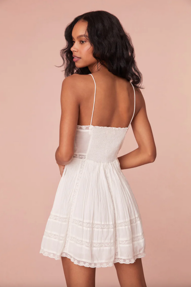 Docila Mini Dress in White