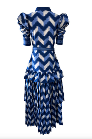 Waves Lapis Lazuli Dress