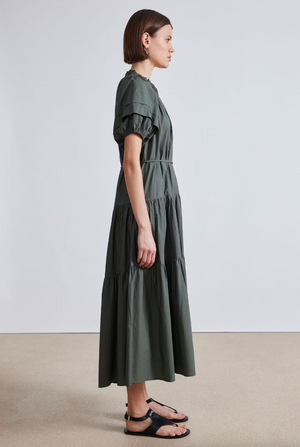 Uva Romantic Mai Dress in Thyme