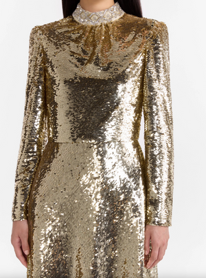 Jena Dress in Champagne