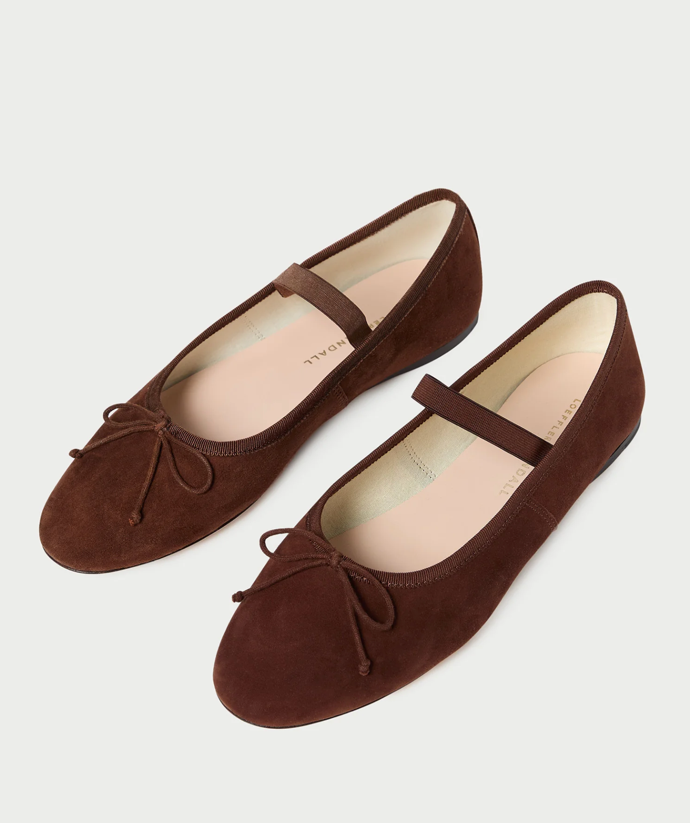 Leonie Espresso Suede Ballet Flat