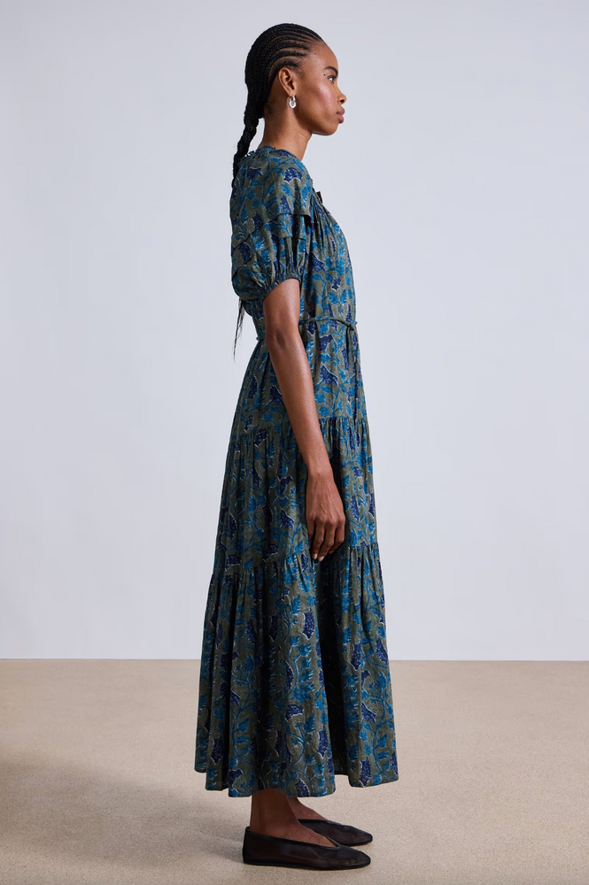 UVA Romantic Maxi in Malene Floral Olive