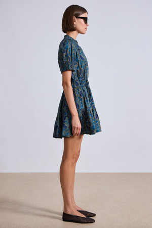 Las Alturas Mini Dress in Malene Floral Olive