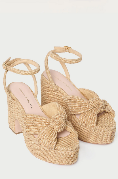 Liza Natural Platform Sandal
