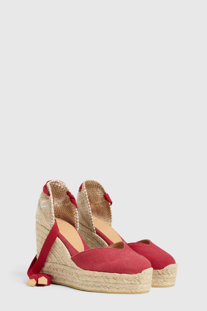 Chiara Espadrille Rojo Carmin