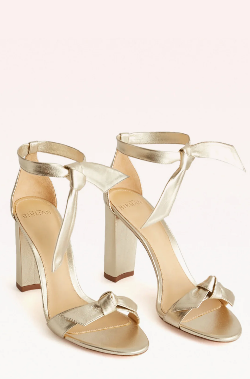 Clarita Block 90 Metallic Golden