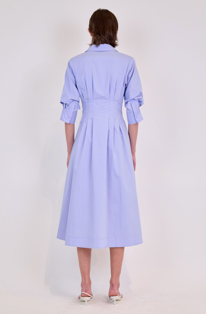 Jazz Pintuck Midi Dress