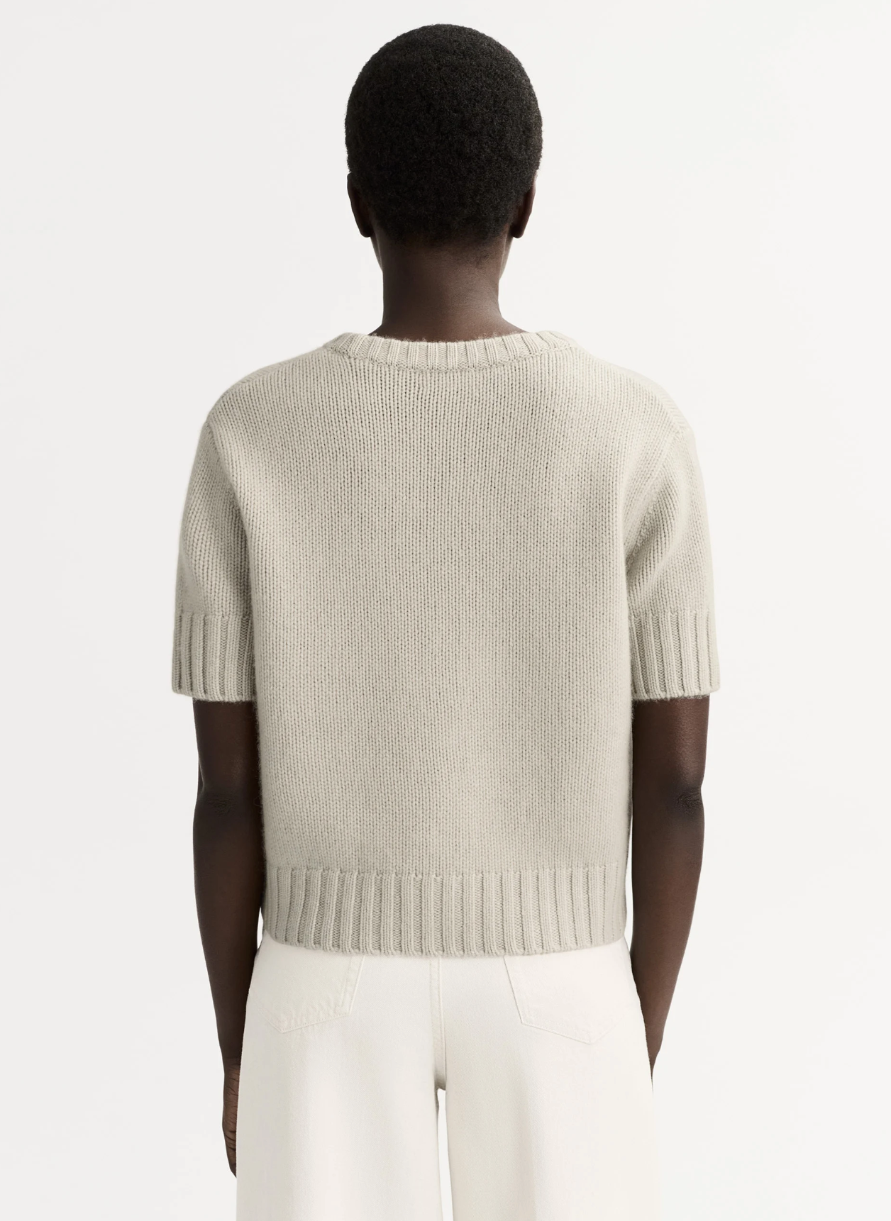 Chunky Short Sleeve-Chalk