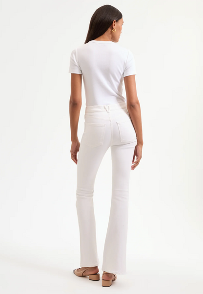 Beverly Skinny-Flare Jean in White