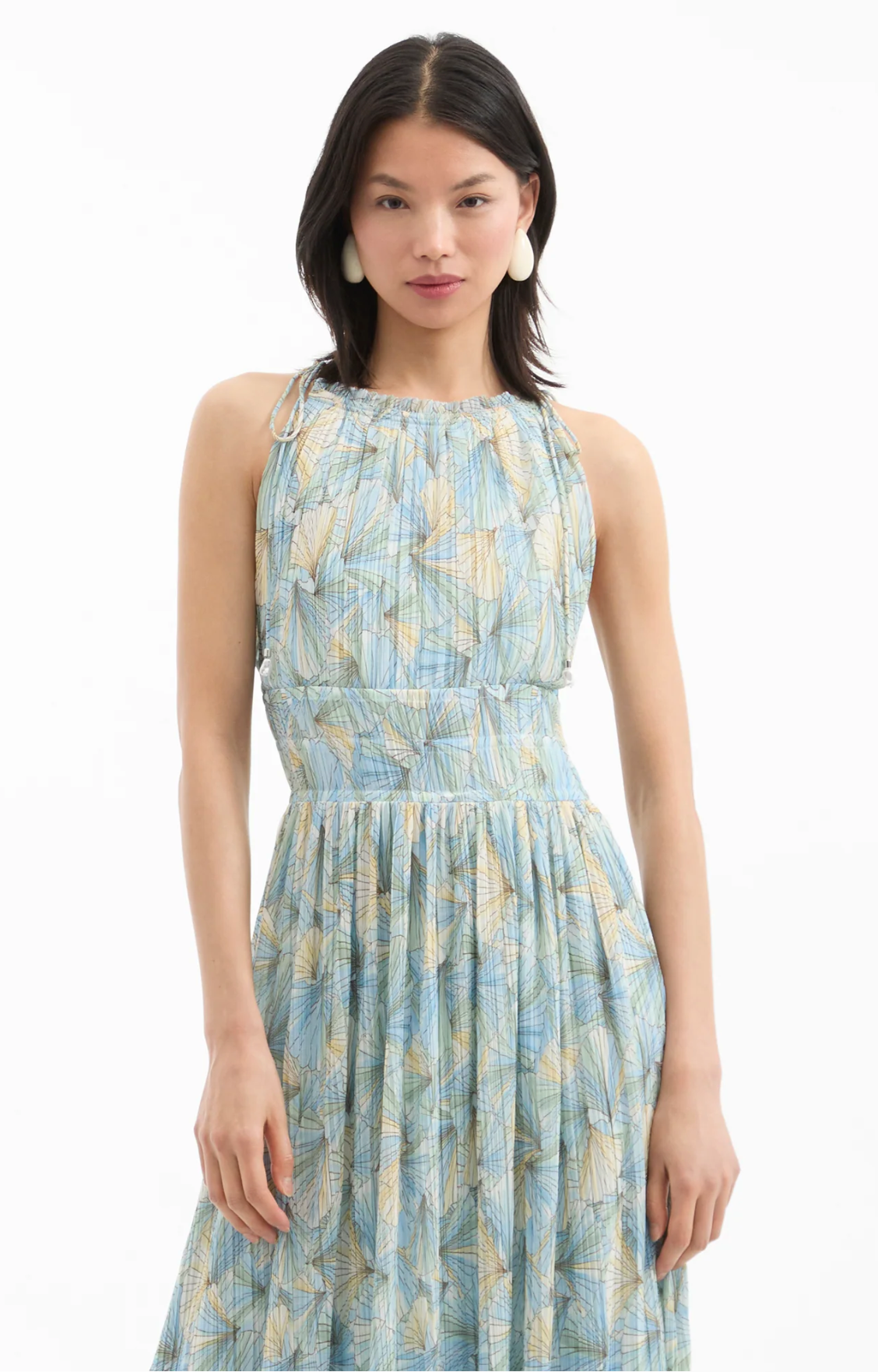 Yardley Pleated Maxi Dress