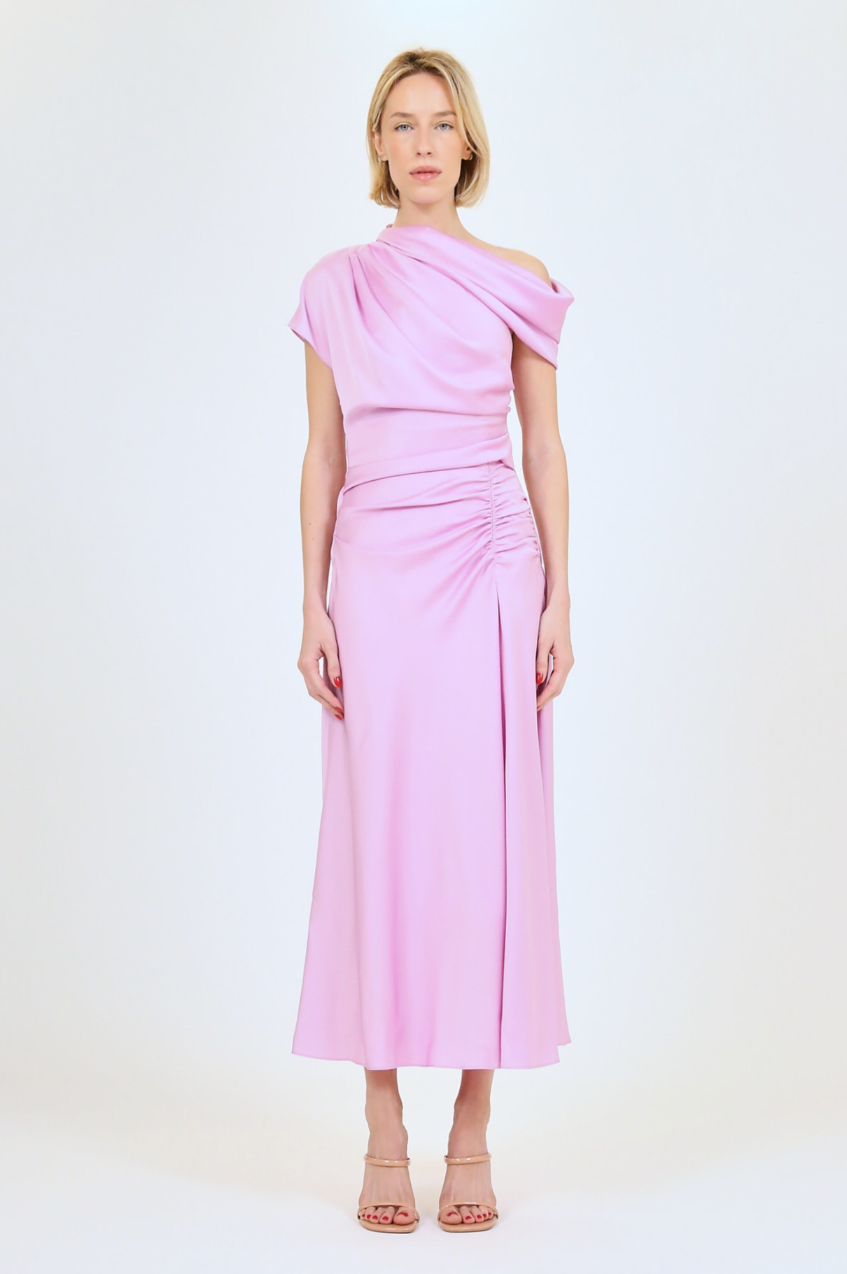 Joanna Midi Dress in Orchid