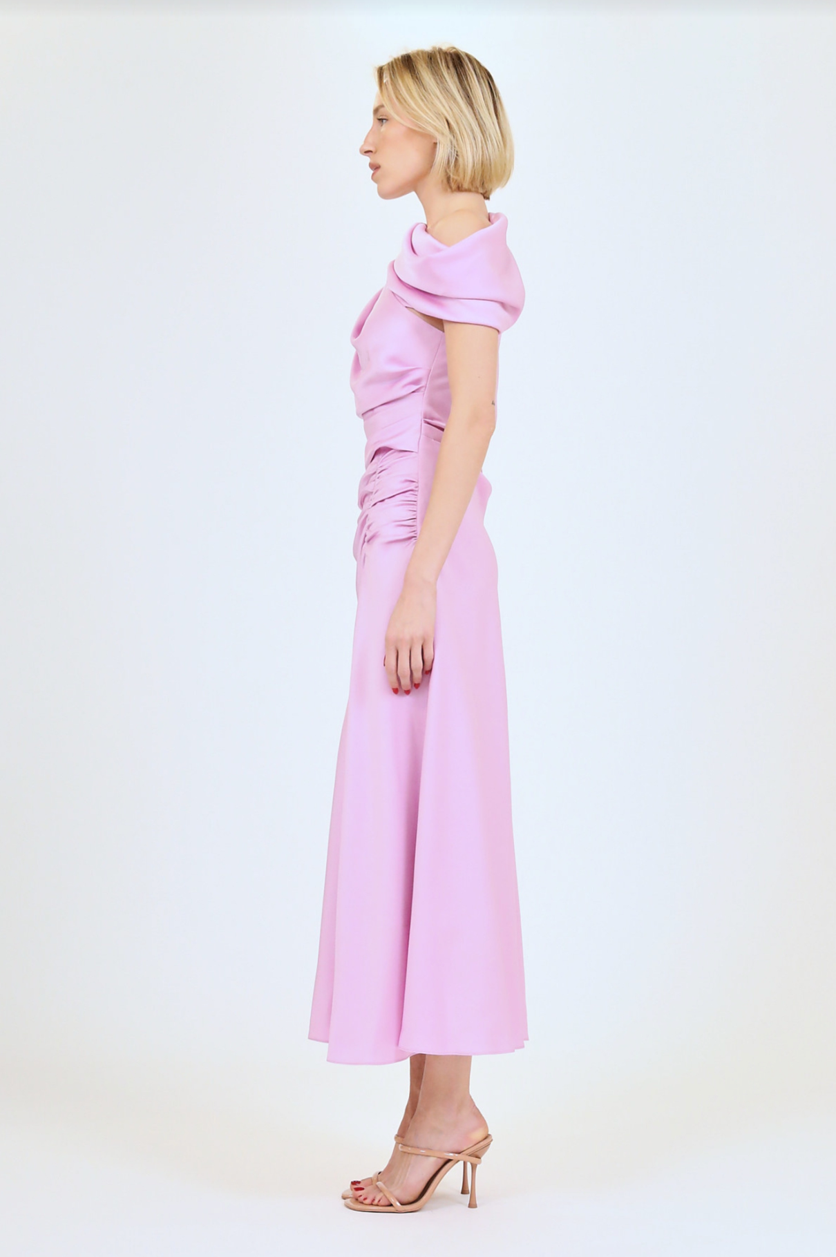 Joanna Midi Dress in Orchid
